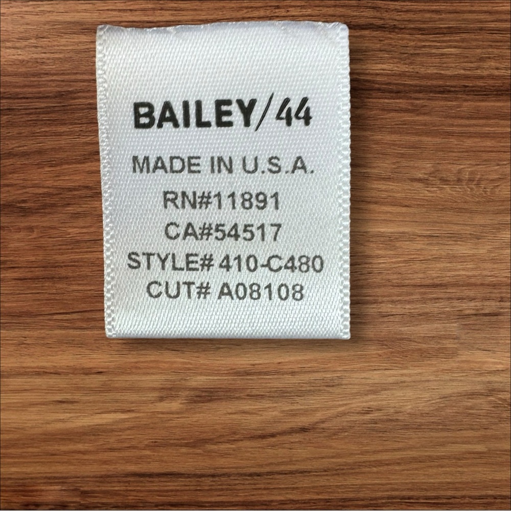 Bailey 44 Womens Long Puff Sleeve Size Large Top Champagne Cream - Picture 6 of 8
